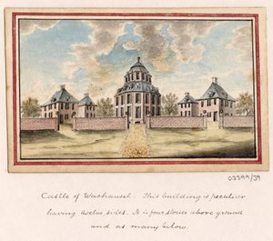 Cykl szkiców, widoków w Wielkiej Brytanii, na kontynencie iw Ameryce 1772-1778 (akwarela) autorstwa British School