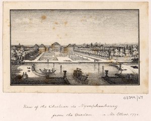 Seria szkiców, widoków w Wielkiej Brytanii, na kontynencie iw Ameryce 1772-1778 (rysunek) autorstwa British School