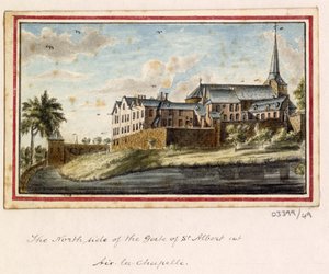 Cykl szkiców, widoków w Wielkiej Brytanii, na kontynencie iw Ameryce 1772-1778 (akwarela) autorstwa British School