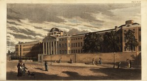 Szpital psychiatryczny Bethlem lub Bedlam w 1816 r.