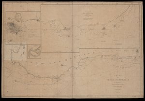 Mapa Terra Australis sporządzona przez M. Flindersa, dowódcę statku Jego Królewskiej Mości "Investigator". Południowe wybrzeże Arkusz I 1801 autorstwa British School