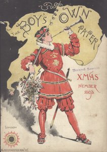 Okładka papieru własnego chłopca z heroldem autorstwa British School