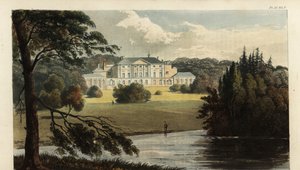 Enmore Castle, Somerset, siedziba 3. hrabiego Egmont autorstwa British School
