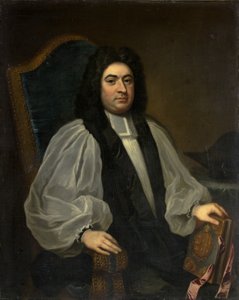 George Smallbridge, 22. biskup Bristolu, c.1715-19 (olej na płótnie) autorstwa British School
