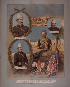 Bohaterowie Sudanu 1885 (chromolitho) autorstwa British School