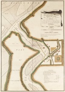 Mapa rzeki Hoogly, ok. 1777 r. (rycina) autorstwa British School