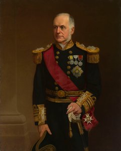 Portret admirała Sir Richarda Veseya Hamiltona (1829-1912) autorstwa British School
