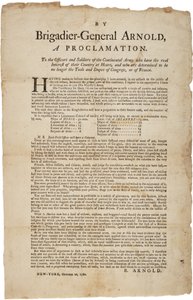Odezwa do oficerów i żołnierzy Armii Kontynentalnej, 20 października 1780 autorstwa British School