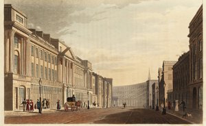 Regent Street, patrząc w kierunku Kwadrantu, Londyn autorstwa British School