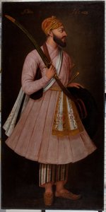 Sidde Sazuze (olej na płótnie) autorstwa British School