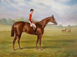 Sir Hugo, zwycięzca Derby 1892 autorstwa British School