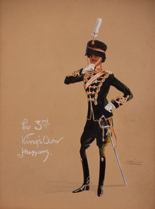 Własni huzarzy trzeciego króla autorstwa British School