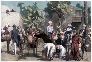 „Początek do piramid”, 1874. autorstwa Bromley