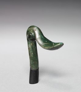 Zwieńczenie głowy kaczki, ok. 1400-1300 pne autorstwa Bronze Age