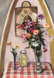 Martwa natura z Santo autorstwa Bror Julius Olsson Nordfeldt
