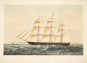 Słynny żelazny kliper o pojemności 767 ton, należący do firmy Messrs Seymour Peacock  Co z Londynu". autorstwa Brothers Kell
