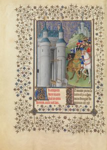 Belles Heures Jeana de France, księcia Berry autorstwa Brothers Limbourg