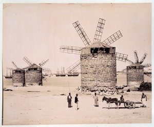 Moulins a Alexandria - fotografia braci Zangali, koniec XIX wieku