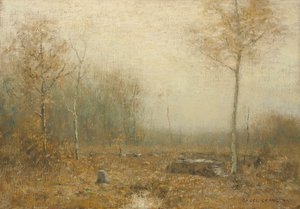 Scena listopadowa, ok. 1895 (olej na płótnie)