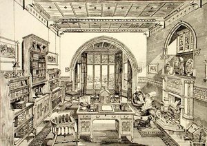 Widok wnętrza biblioteki