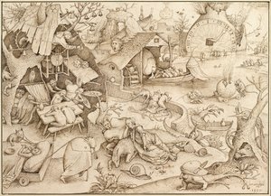 Acedia Leniwiec Z serii Siedem grzechów głównych, 1557