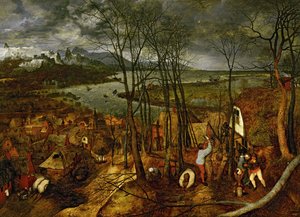 Ponury dzień wczesną wiosną 1565