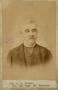 Richard H. Musser, pułkownik, 9. piechota stanu Missouri (Konfederacja) autorstwa Brunswick J. Sharer