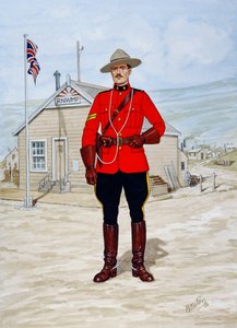 Kapral North-West Mounted Police w 1905 r.
