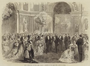 Bal w Hotel de Ville, Paryż, 17 lutego, przyjęcie Wielkiego Księcia Alberta Austrii