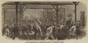 Sala Marsylianki, Belleville, Paryż, przy Rocheforts Arrest autorstwa Burn Smeeton