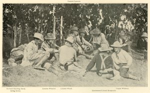 Konferencja po bitwie jeźdźców, wojna hiszpańsko-amerykańska, czerwiec 1898, 1899.