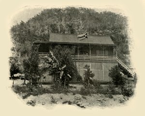 Kubańska kwatera główna w Daiquiri, wojna hiszpańsko-amerykańska, czerwiec 1898, 1899.