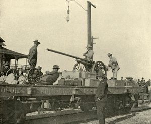 Sierżant Borrowe i pistolet dynamitowy, wojna hiszpańsko-amerykańska, czerwiec 1898, 1899.