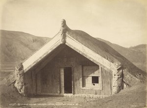 Runanga House - Wairoa - After Eruption 10.86.06, lipiec 1886 (druk albumowy)