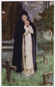 Ilustracja do The Cloister and The Hearth autorstwa Charlesa Reade (kolor lito) autorstwa Byam (after) Shaw