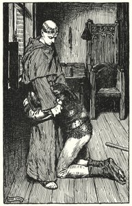 Ilustracja do The Cloister and The Hearth autorstwa Charlesa Reade (lito)