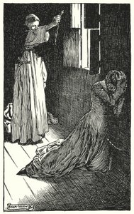 Ilustracja do The Cloister and The Hearth autorstwa Charlesa Reade (lito)