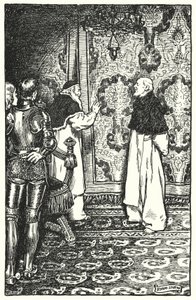 Ilustracja do The Cloister and The Hearth autorstwa Charlesa Reade (lito) autorstwa Byam (after) Shaw