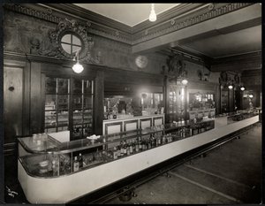 Bar w hotelu Robert Treat, Newark, New Jersey, 1916 (srebrny odbitka żelatynowa) autorstwa Byron Company