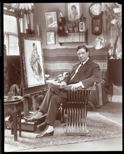 Pan Harrison Fisher, 1905 (odbitka żelatynowa) autorstwa Byron Company