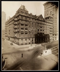 The Murray Hill Hotel, Park Avenue i 40th Street, Nowy Jork, 1919 (srebrny odbitka żelatynowa) autorstwa Byron Company