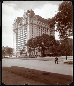 The Plaza Hotel, 5th Avenue i 59th Street, Nowy Jork, 1907 (srebrny odbitka żelatynowa) autorstwa Byron Company
