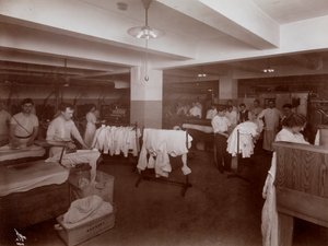 Pralnia w Hotelu McAlpin, 1913 (srebrny odbitka żelatynowa)