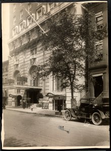 Widok hotelu Robert Treat, Newark, New Jersey, 1916 (srebrny odbitka żelatynowa)