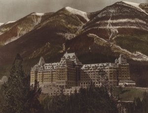 Hotel Banff Springs (kolorowe zdjęcie)