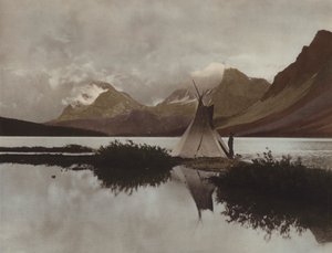 Bow Lake (kolorowe zdjęcie)