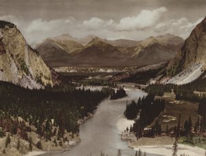 Bow Valley, Banff (kolorowe zdjęcie)