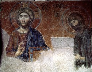 Chrystus i św. Jan Chrzciciel w Hagia Sophia (mozaika)