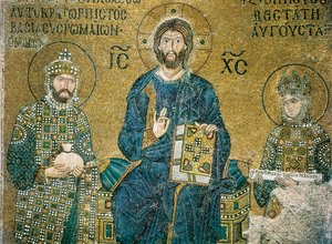 Mozaika Zoe, Hagia Sophia, Stambuł autorstwa Byzantine