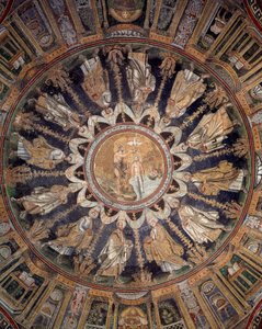 Apostołowie (mozaika sufitowa, 400-450) autorstwa Byzantine